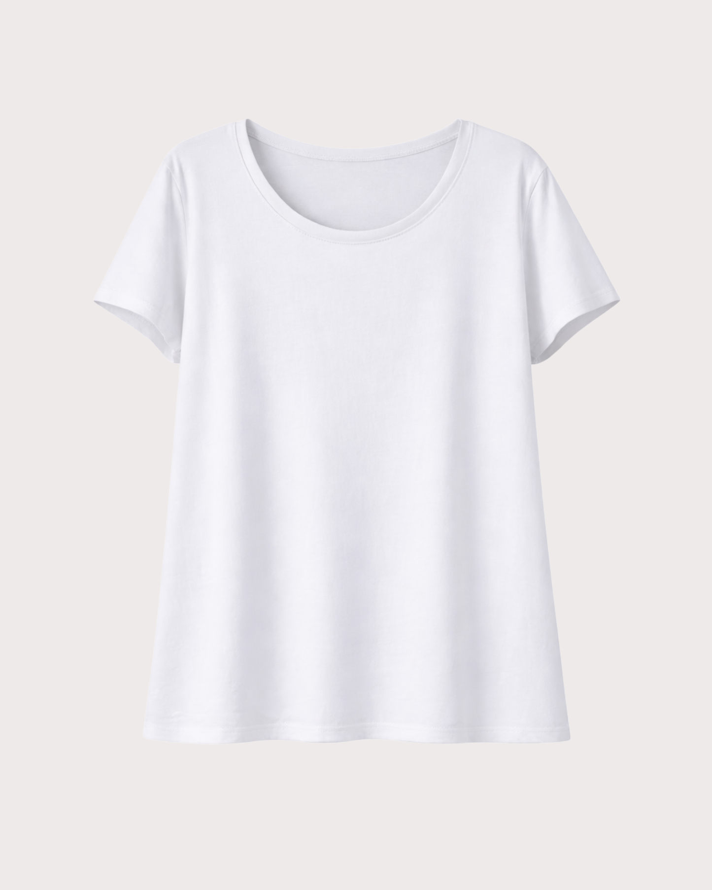 Camiseta Básica Recta Manga Corta