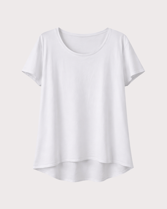 Camiseta Básica Larga Manga Corta