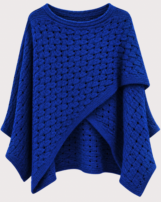 Poncho Punto Trenzado