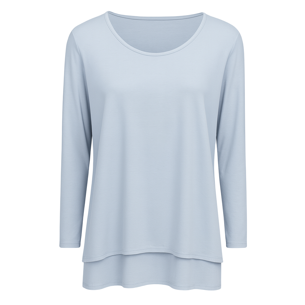 Camiseta básica manga larga