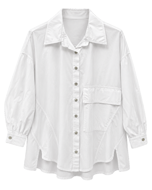 Camisa Curvy Bolsillo