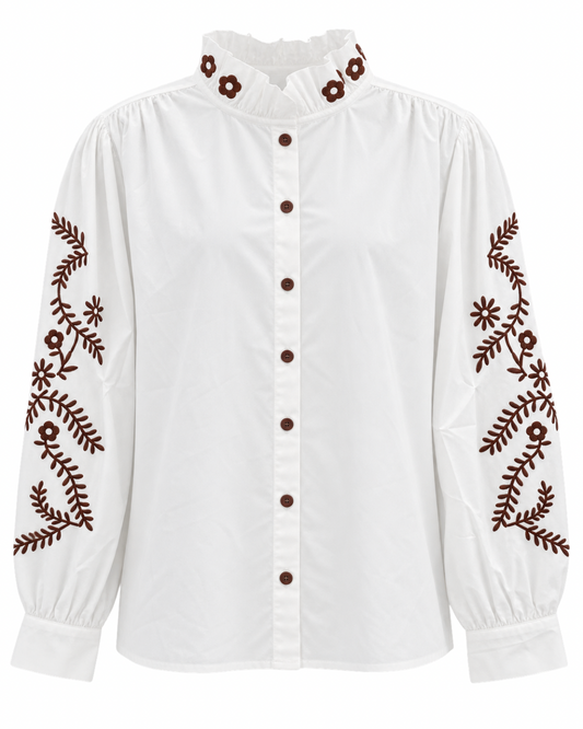 Camisa Florencia Bordada