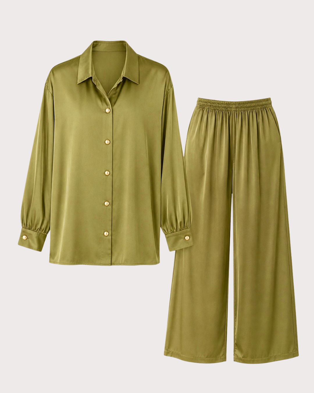 Conjunto Camisa Raso