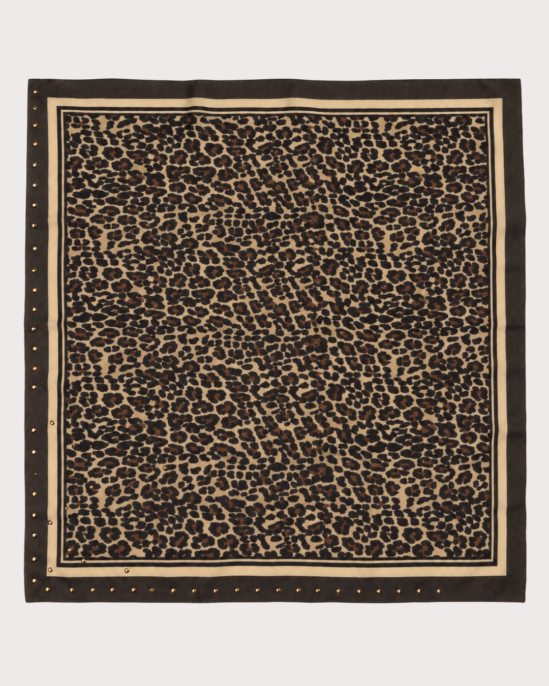 Pañuelo Animal Print Tachuelas