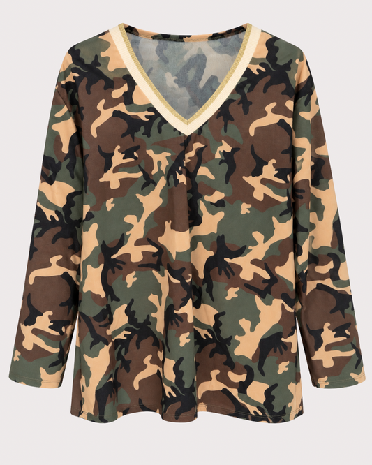 Camiseta Army Chic Manga Larga