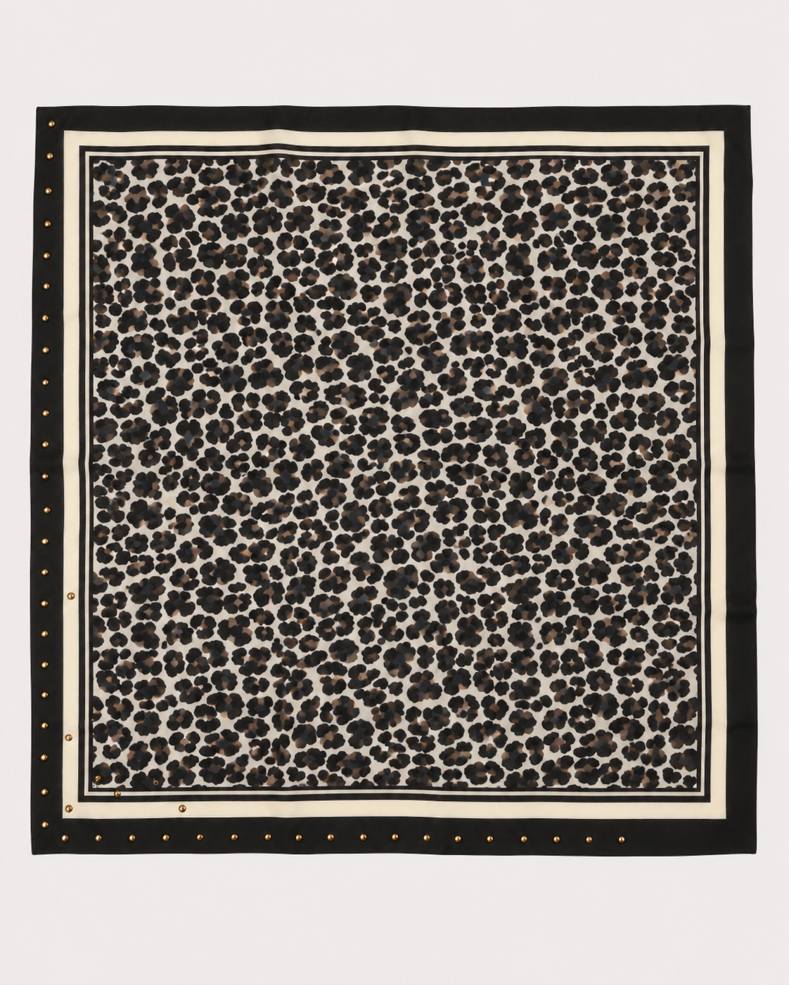 Pañuelo Animal Print Tachuelas