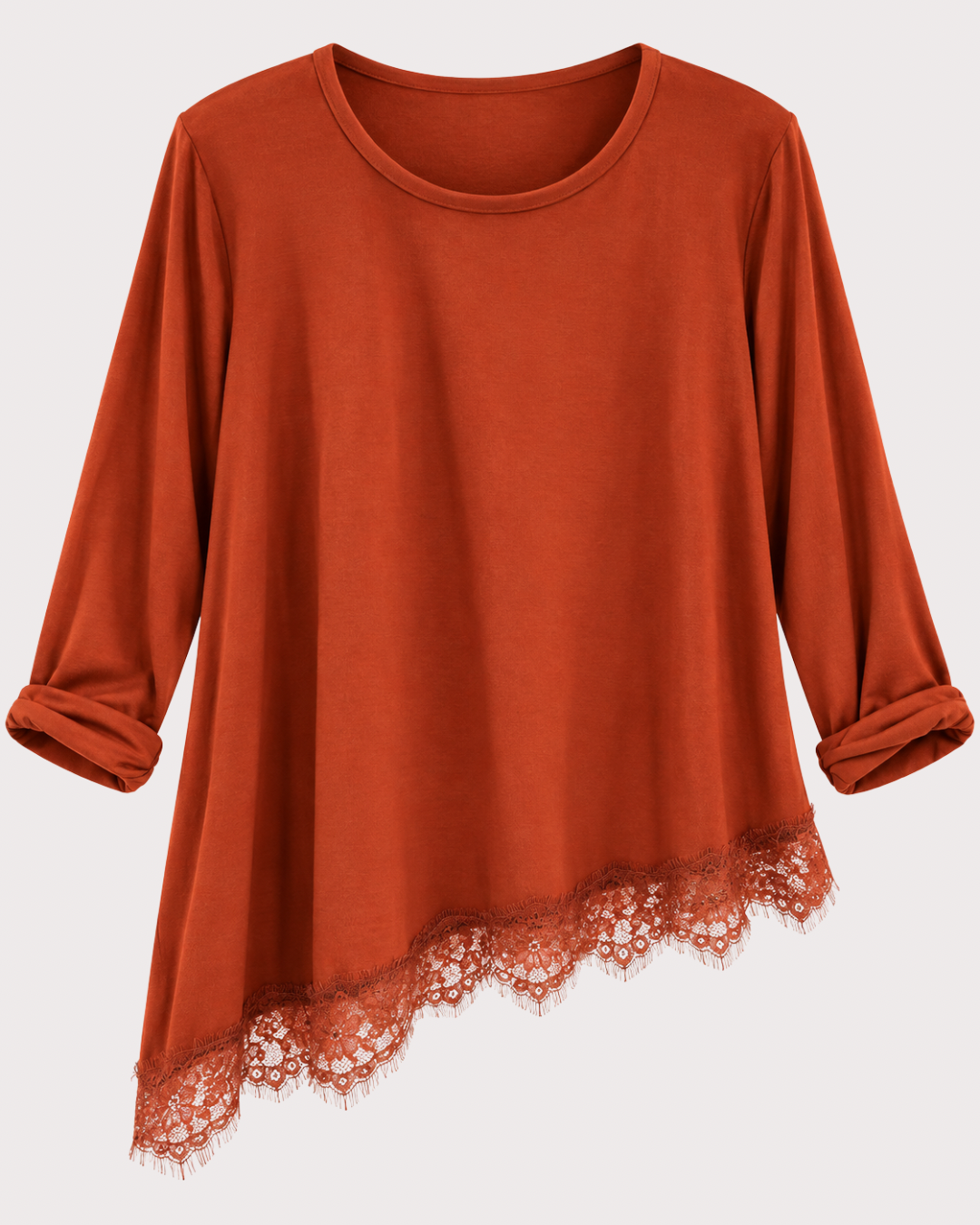 Camiseta Asimétrica Puntilla