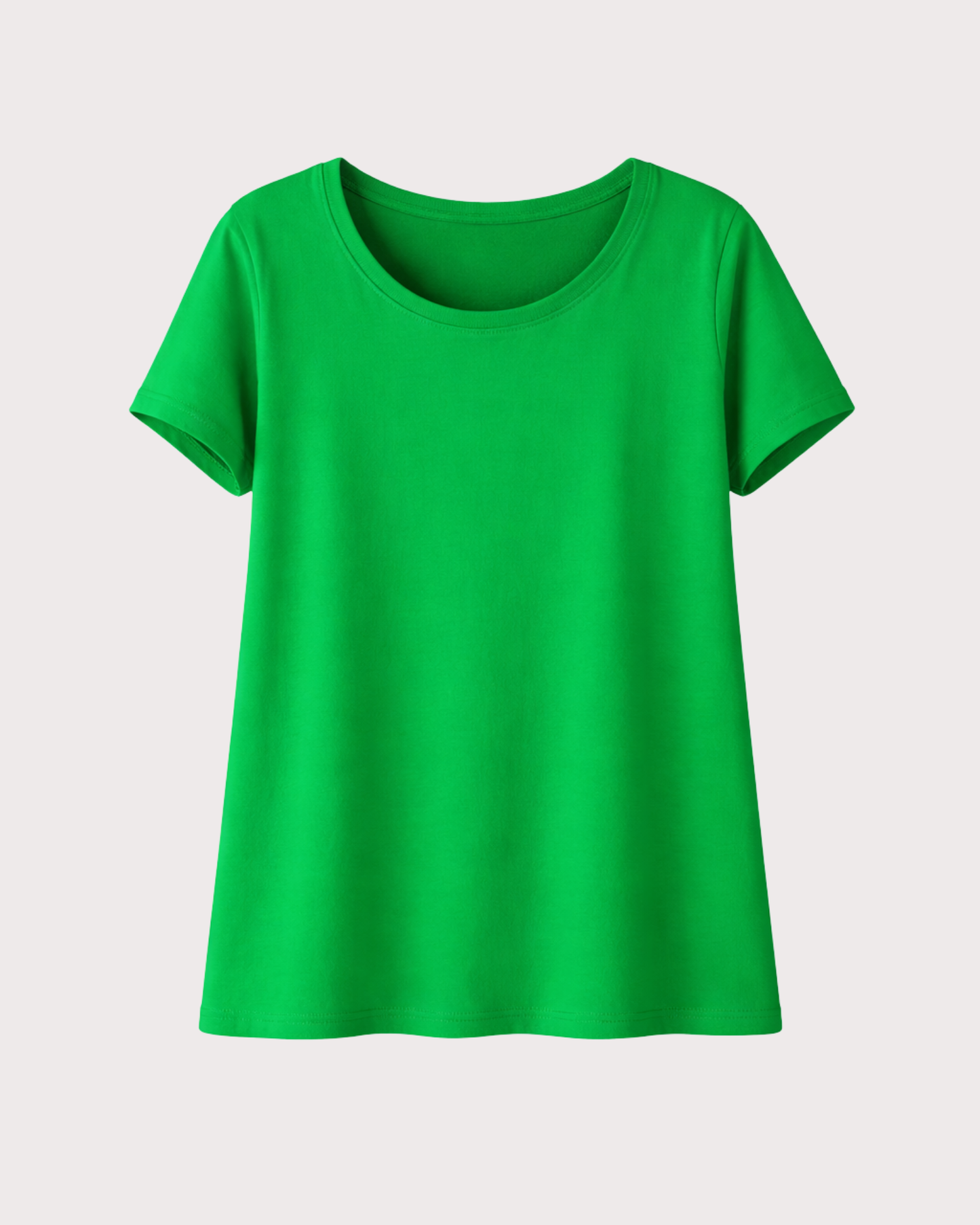 Camiseta Básica Recta Manga Corta