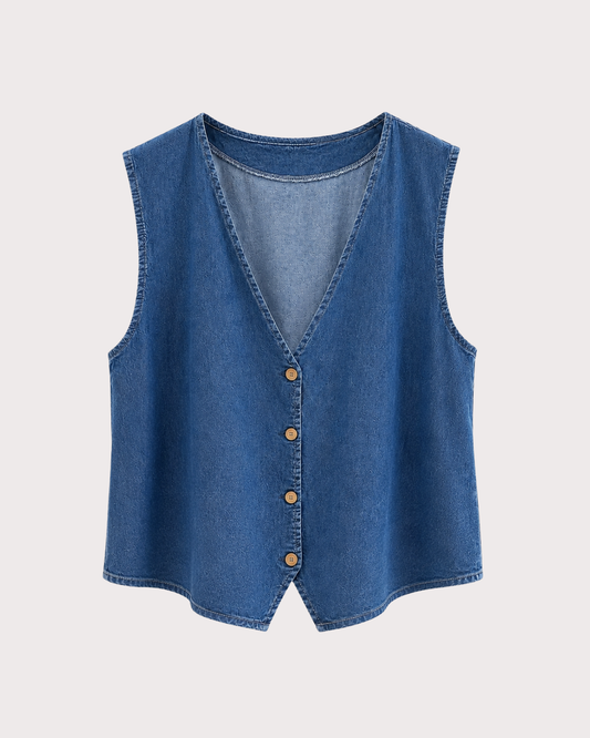 Chaleco Índigo Denim