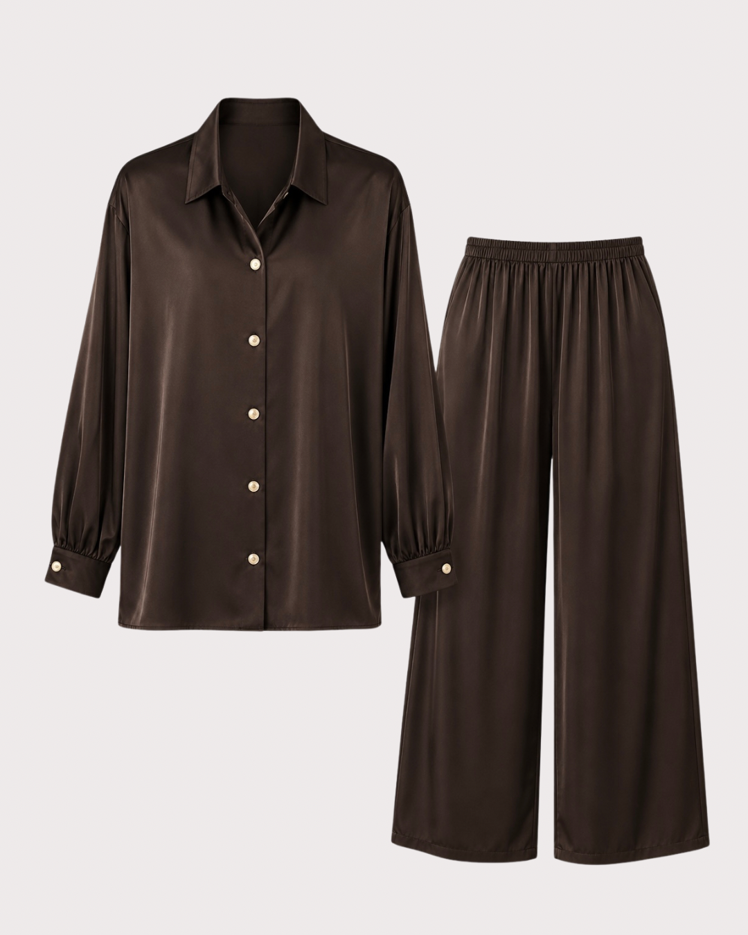Conjunto Camisa Raso