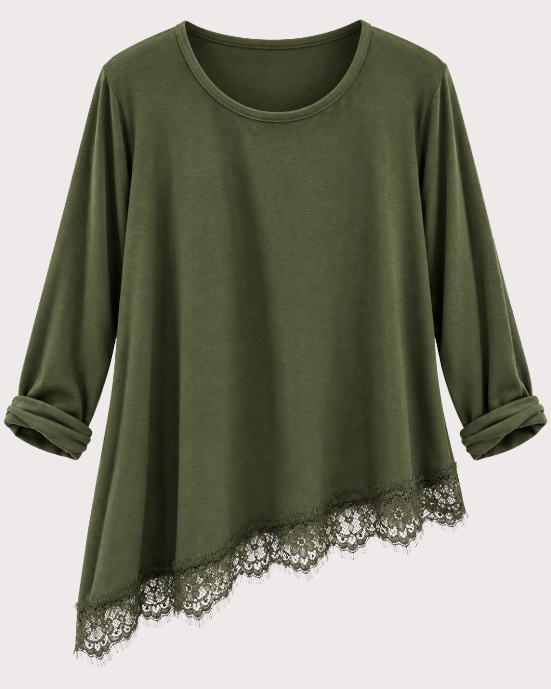 Camiseta Asimétrica Puntilla