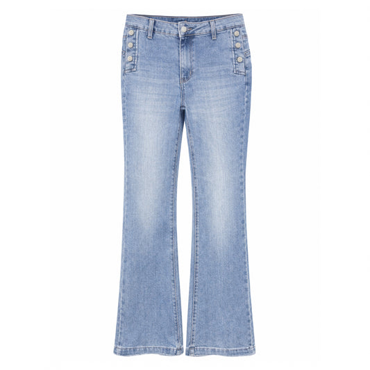 Pantalón Acampanado Flor de Loto