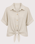 Knot Front Blouse