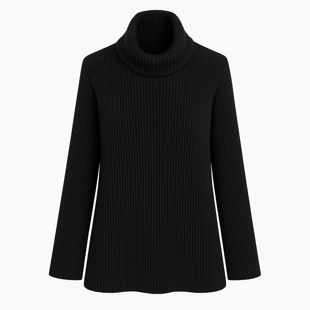 Jersey punto cuello alto