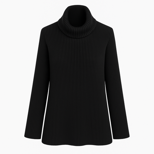 Jersey punto cuello alto