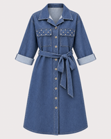 Vestido Denim Camisero