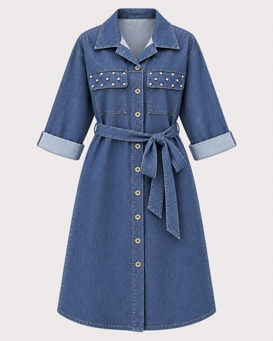 Vestido Denim Camisero