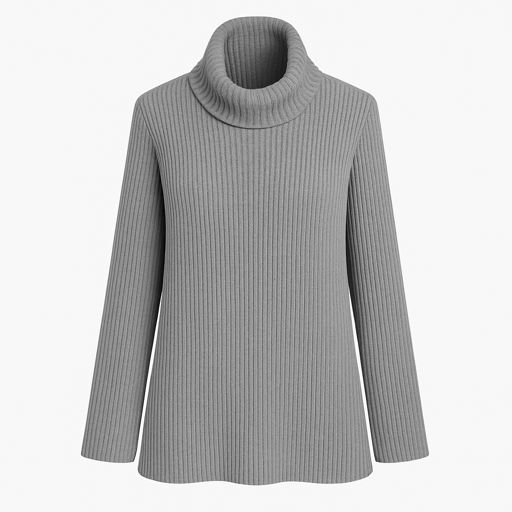 Jersey punto cuello alto