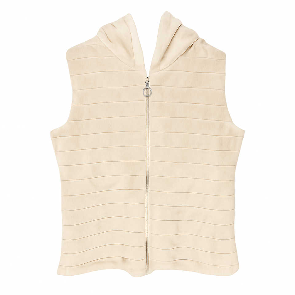 Chaleco Pelito con Capucha