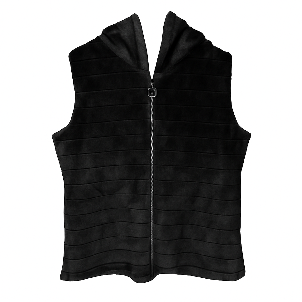 Chaleco Pelito con Capucha