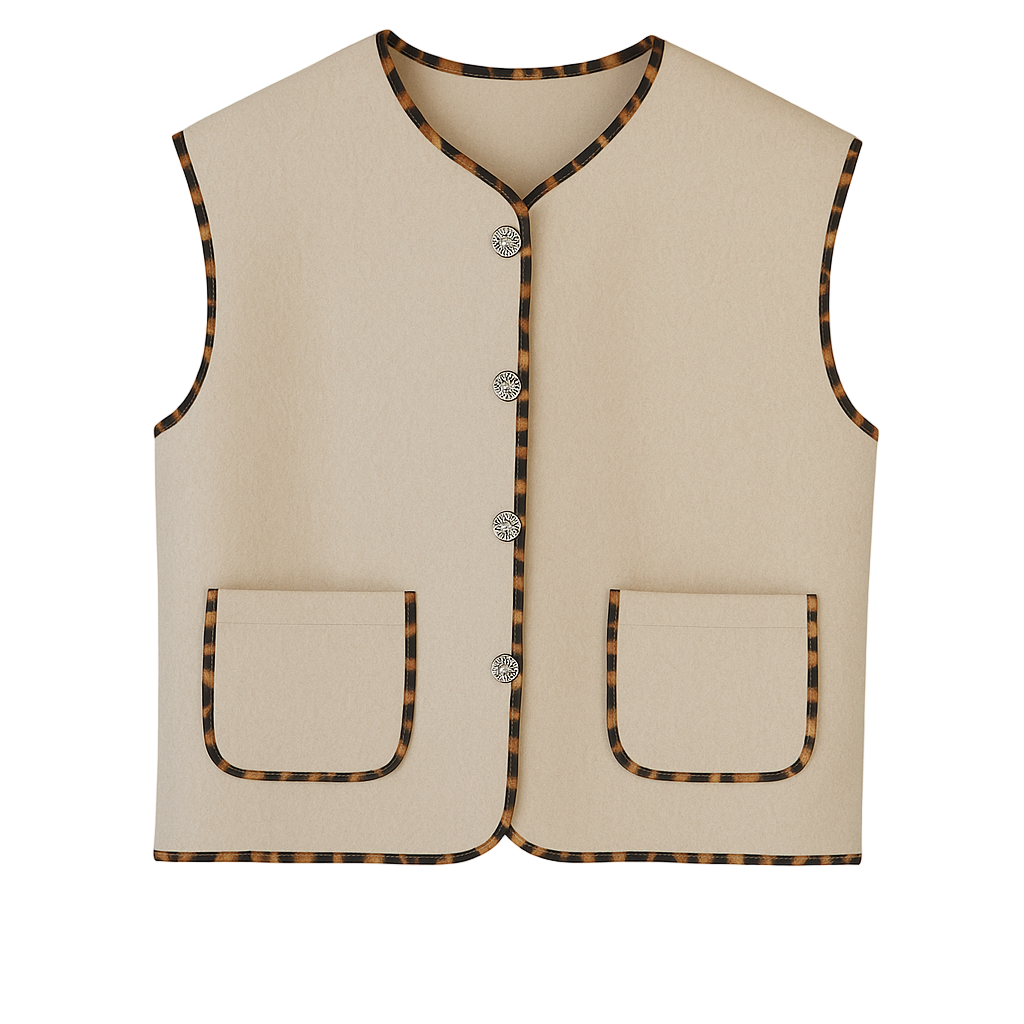 Chaleco Animal print
