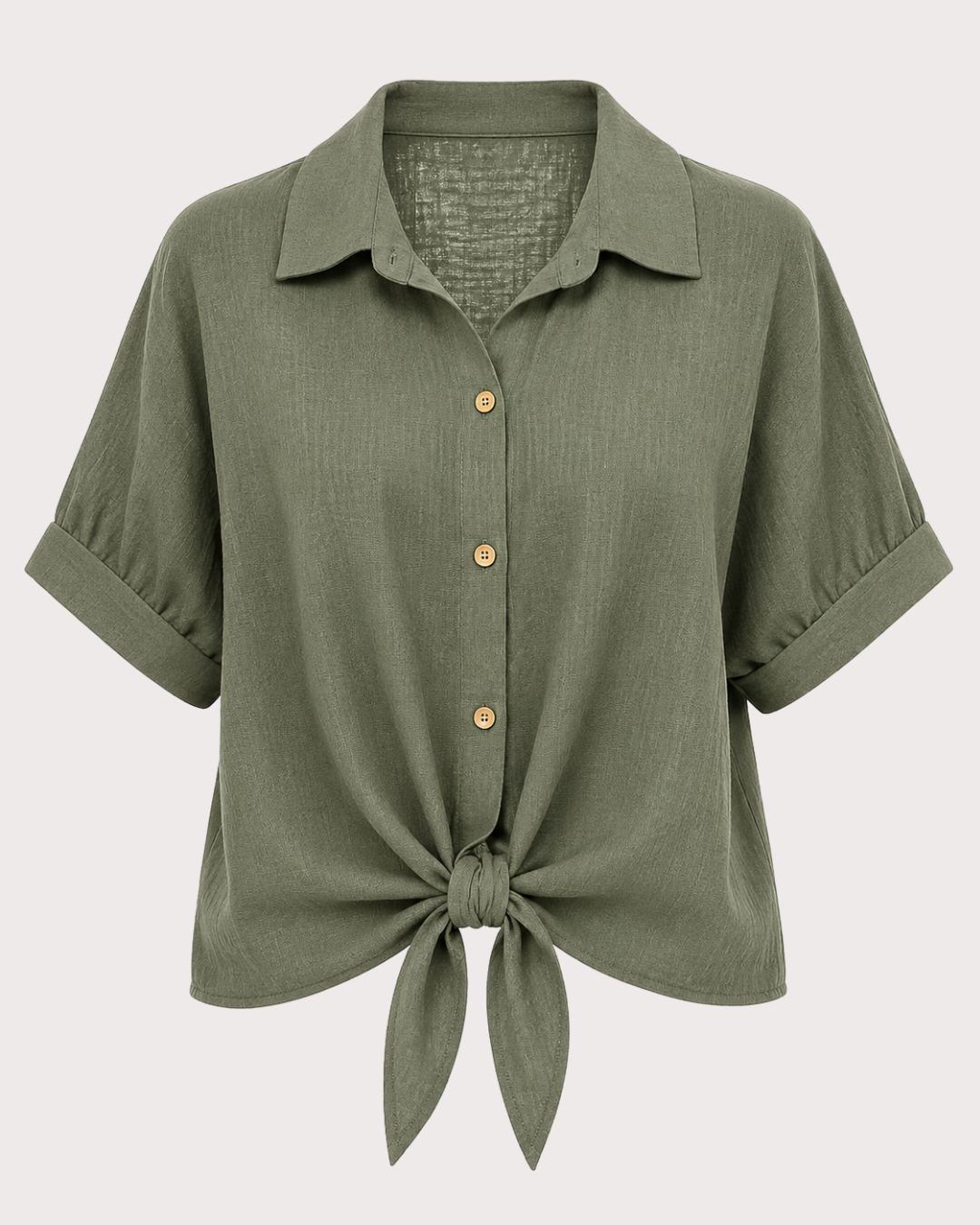 Knot Front Blouse