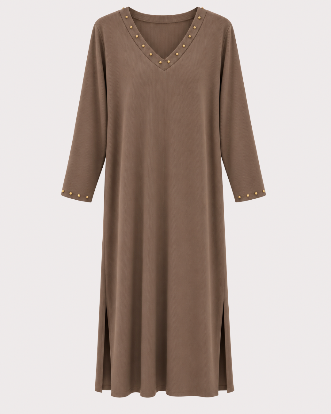 Vestido Largo Tachuelas
