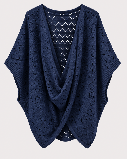 Poncho Punto Calado