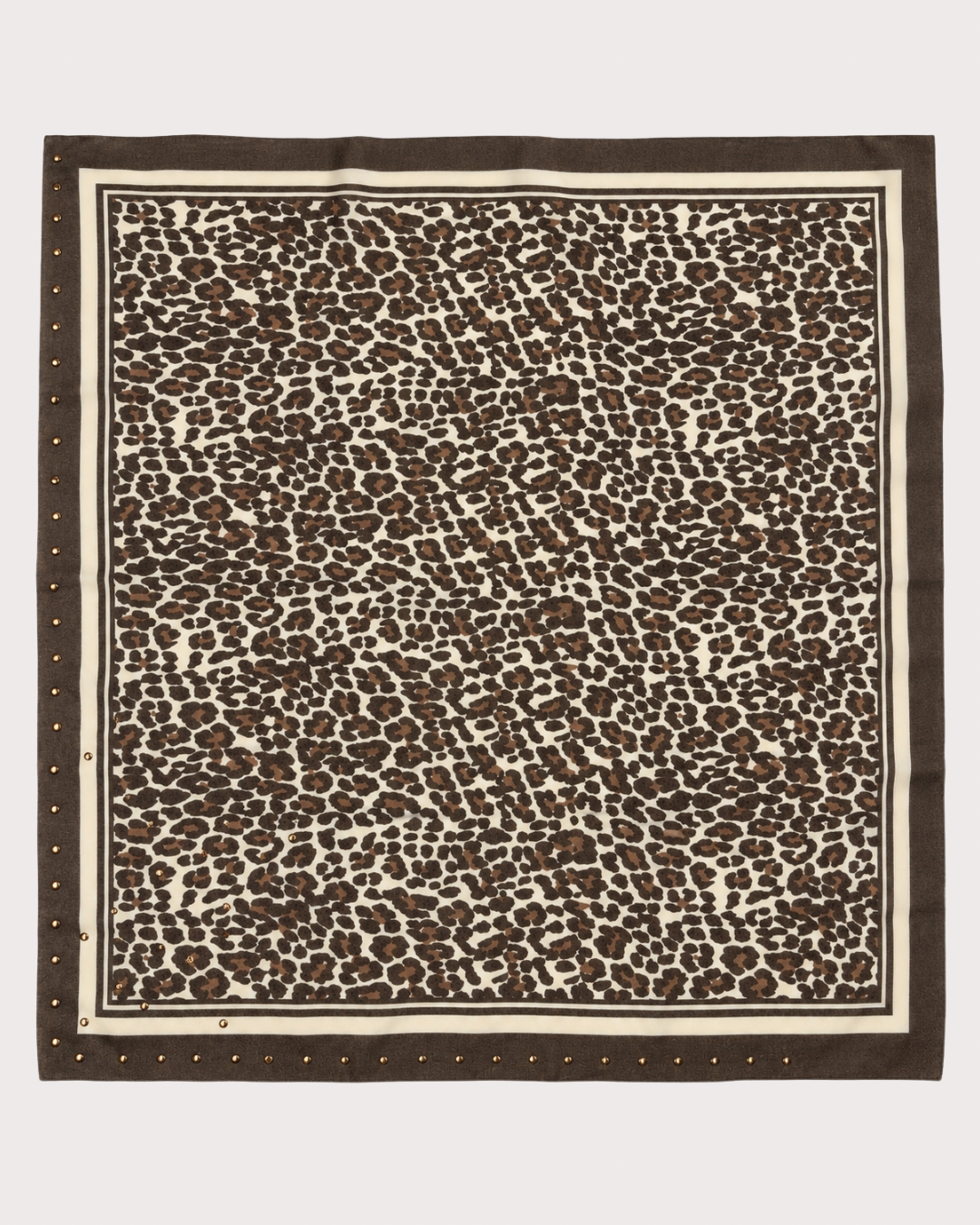 Pañuelo Animal Print Tachuelas