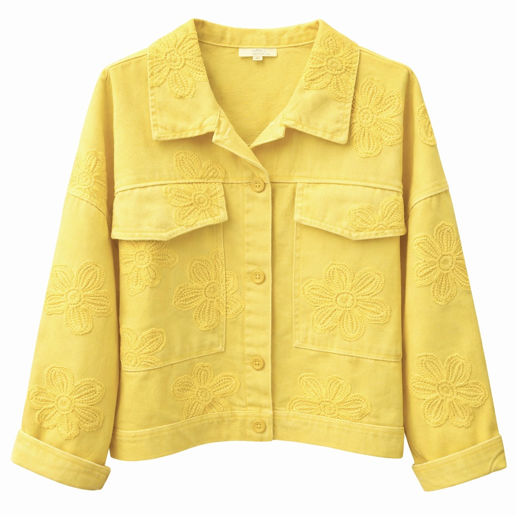 Chaqueta tejana Flores