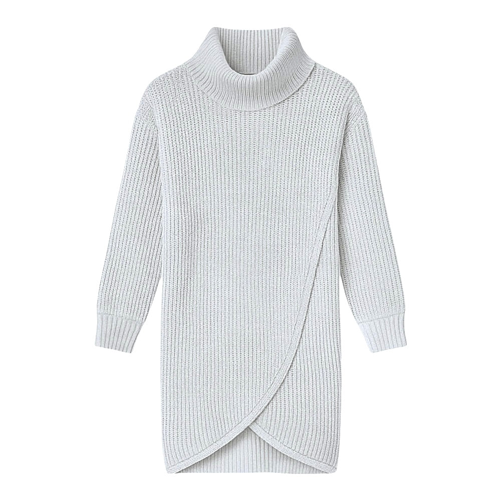 Jersey Vestido Cuello Alto