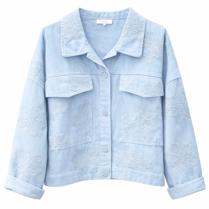 Chaqueta tejana Flores