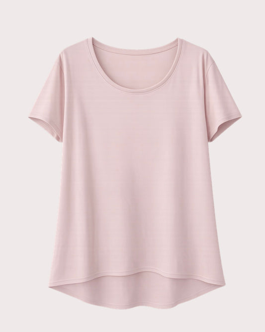 Camiseta Básica Larga Manga Corta
