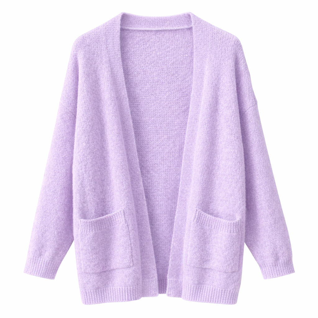 Cárdigan lila