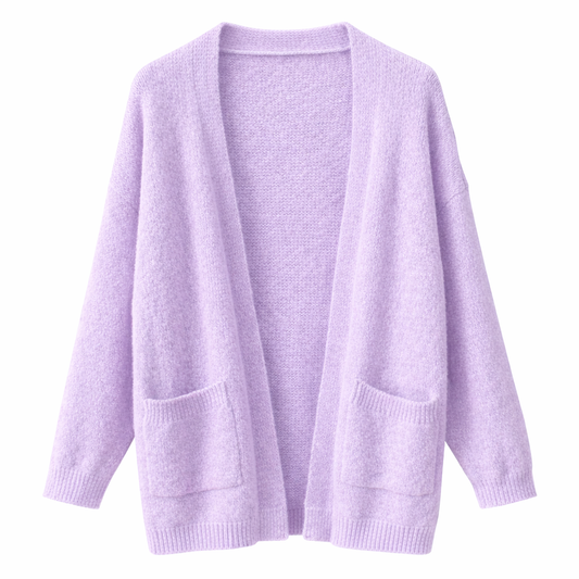 Cárdigan lila