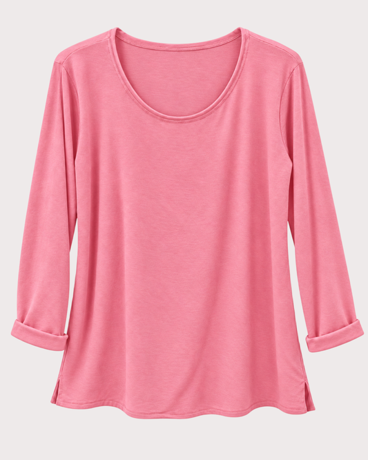 Camiseta Recta Manga Larga
