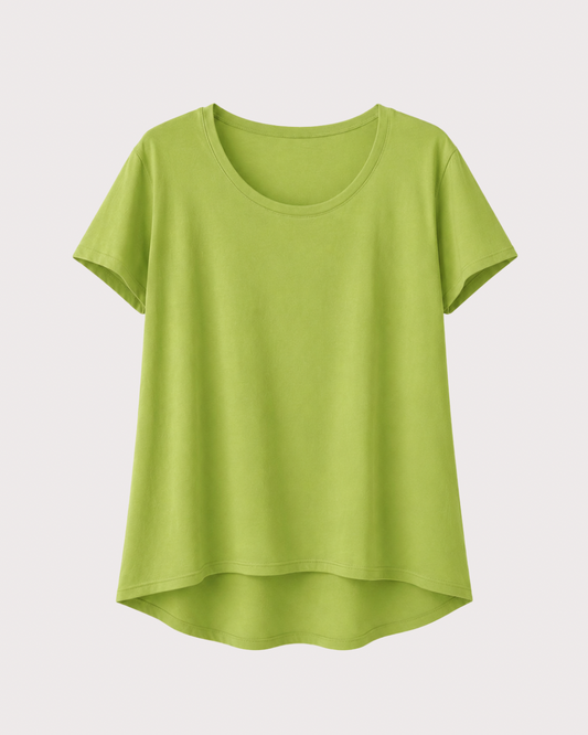 Camiseta Básica Larga Manga Corta