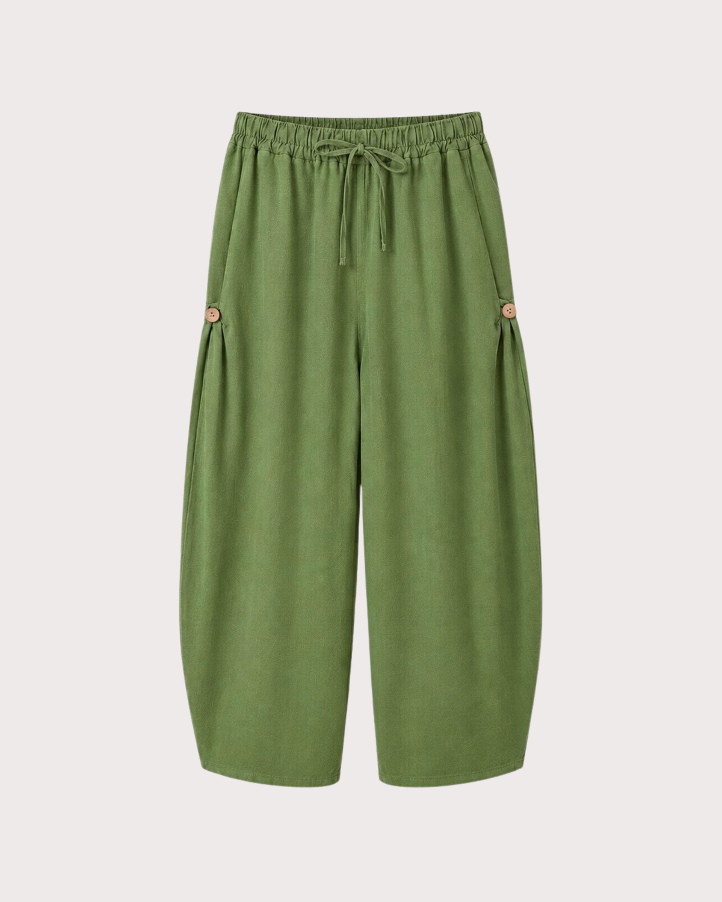 Pantalón Botón Lino