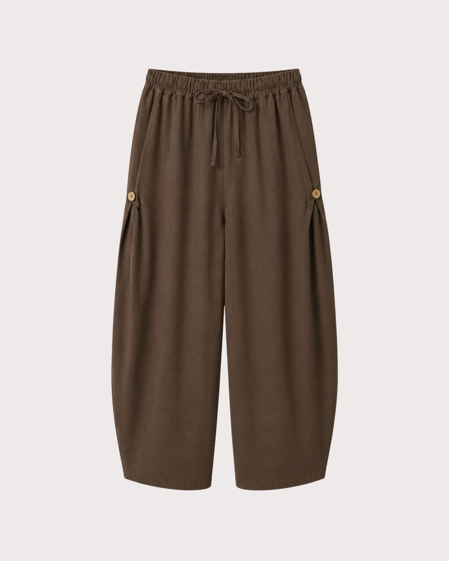 Pantalón Botón Lino