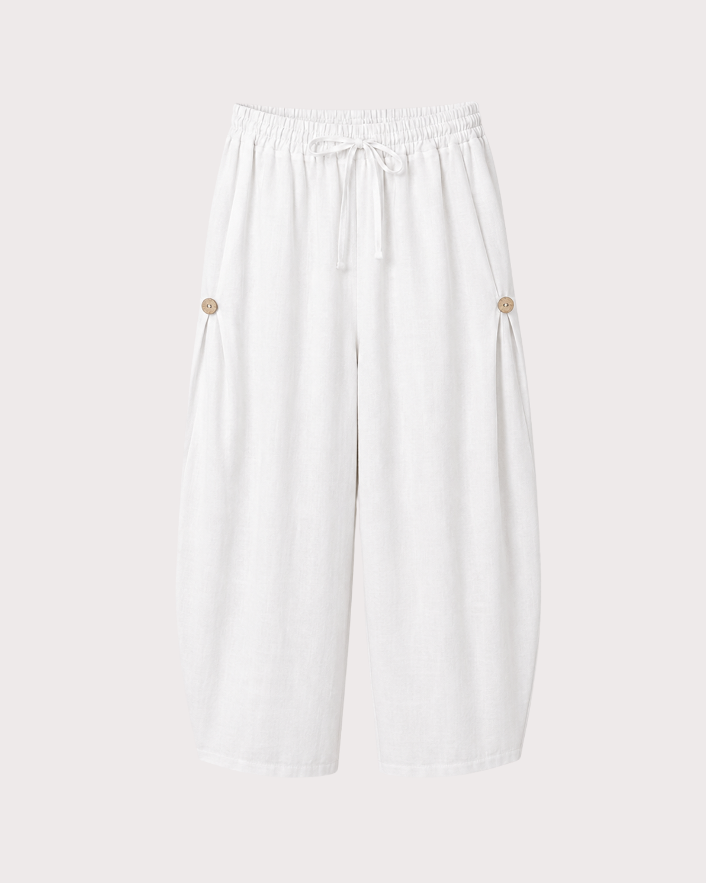 Pantalón Botón Lino