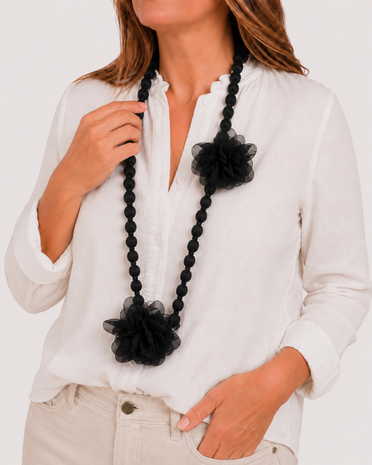 Floral Bead Necklace