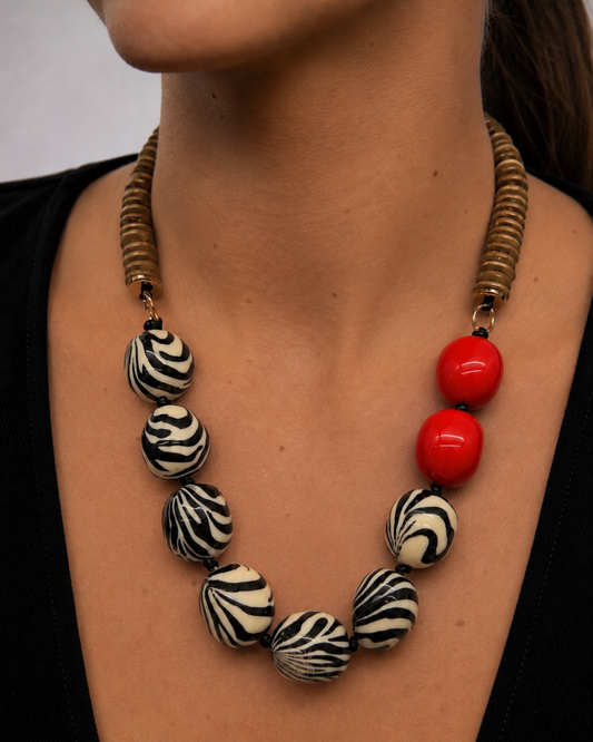 Collar Cebra Chic