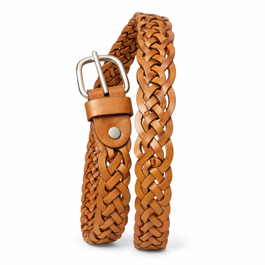 Cinturón Trenzado Piel