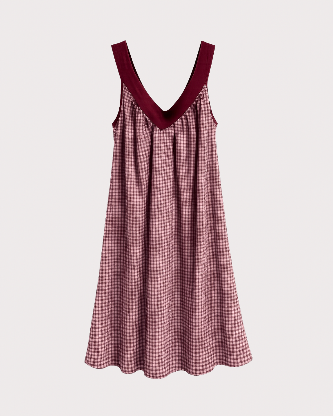 Vestido corto Vichy