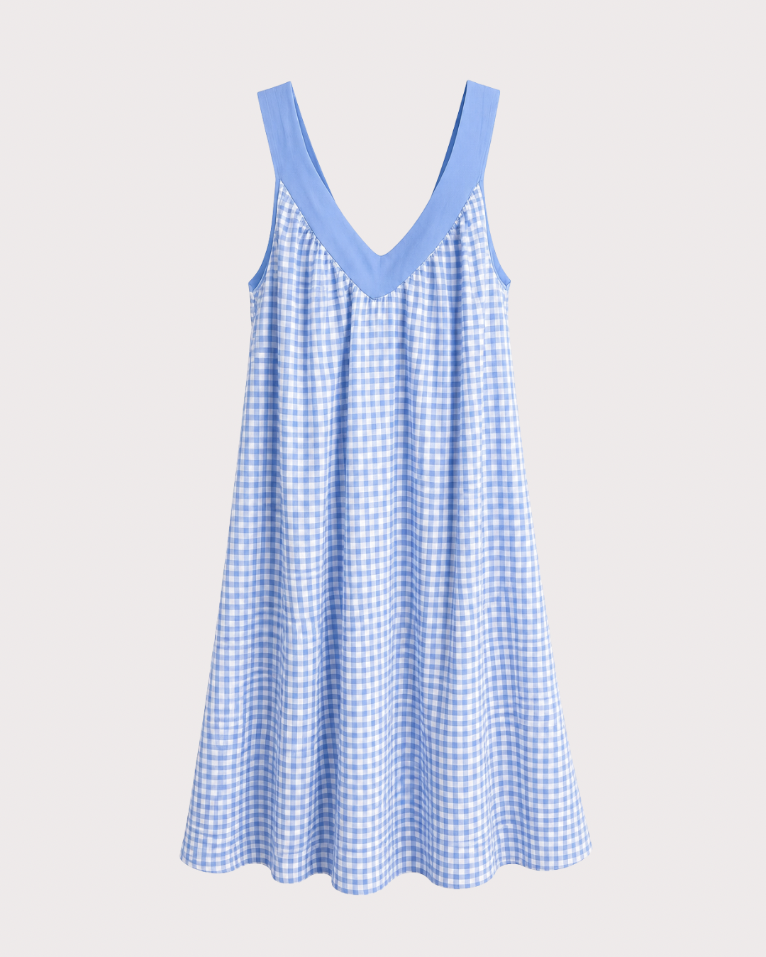 Vestido corto Vichy