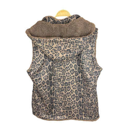 Chaleco reversible leopardo