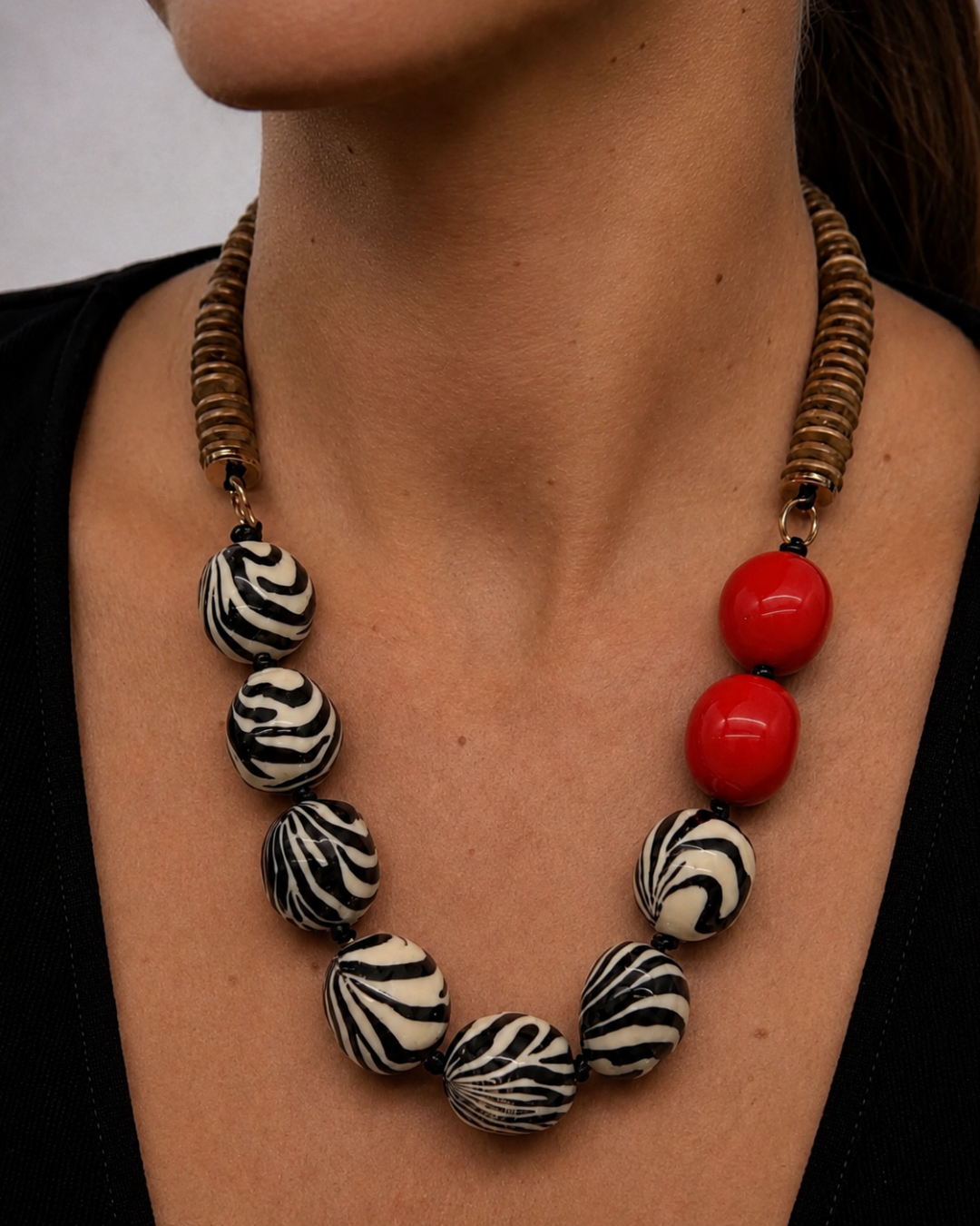 Collar Cebra Chic