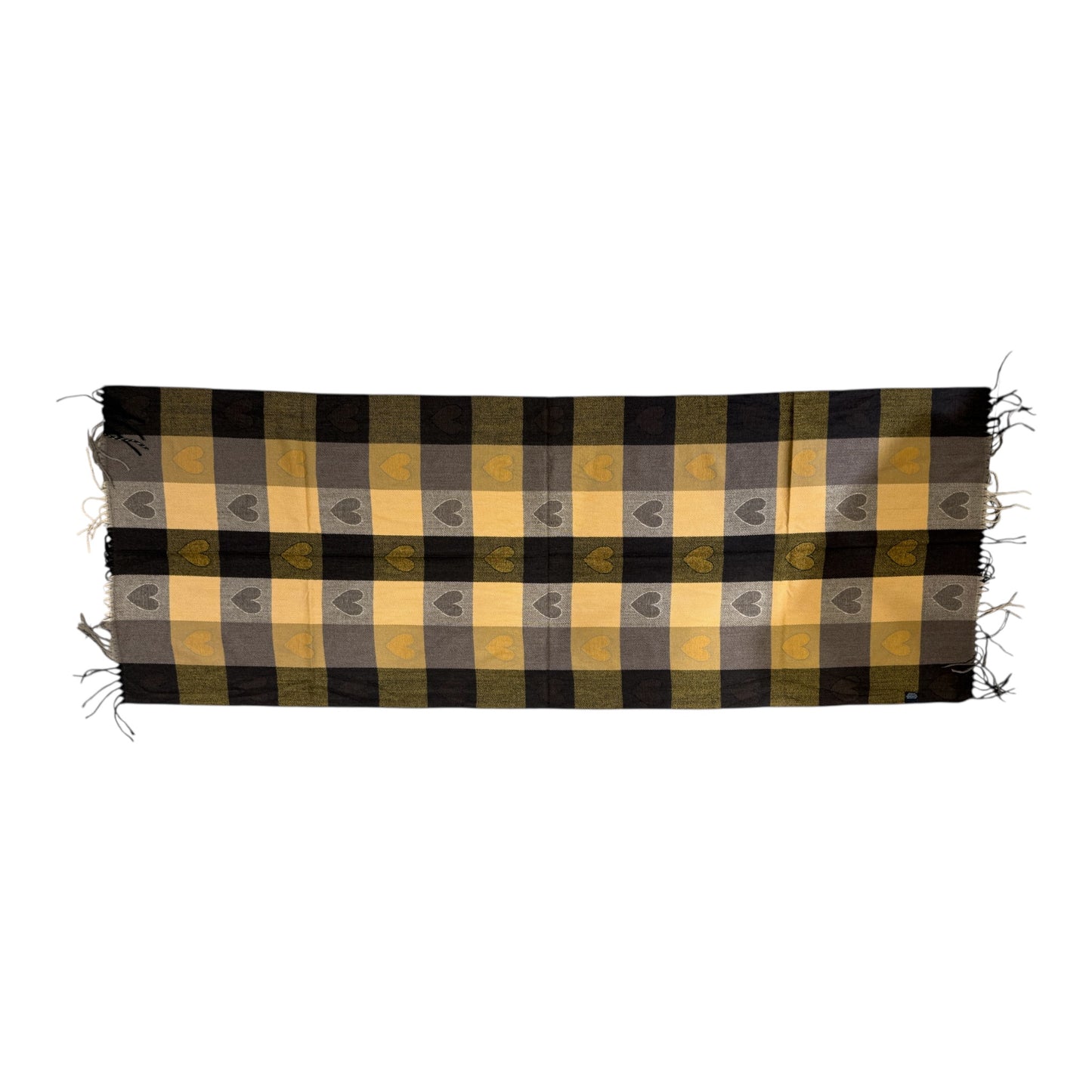 Bufanda Cuadros Corazón