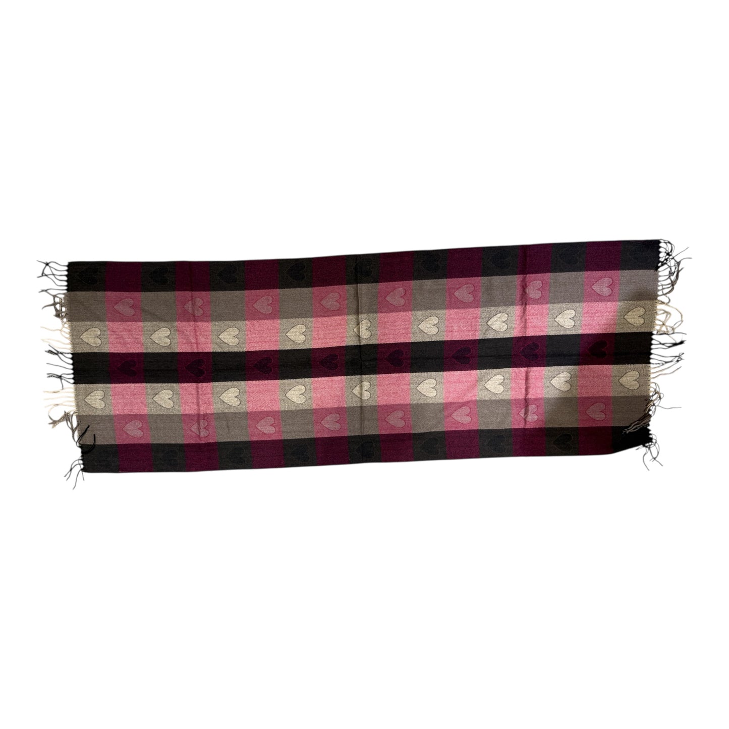 Bufanda Cuadros Corazón