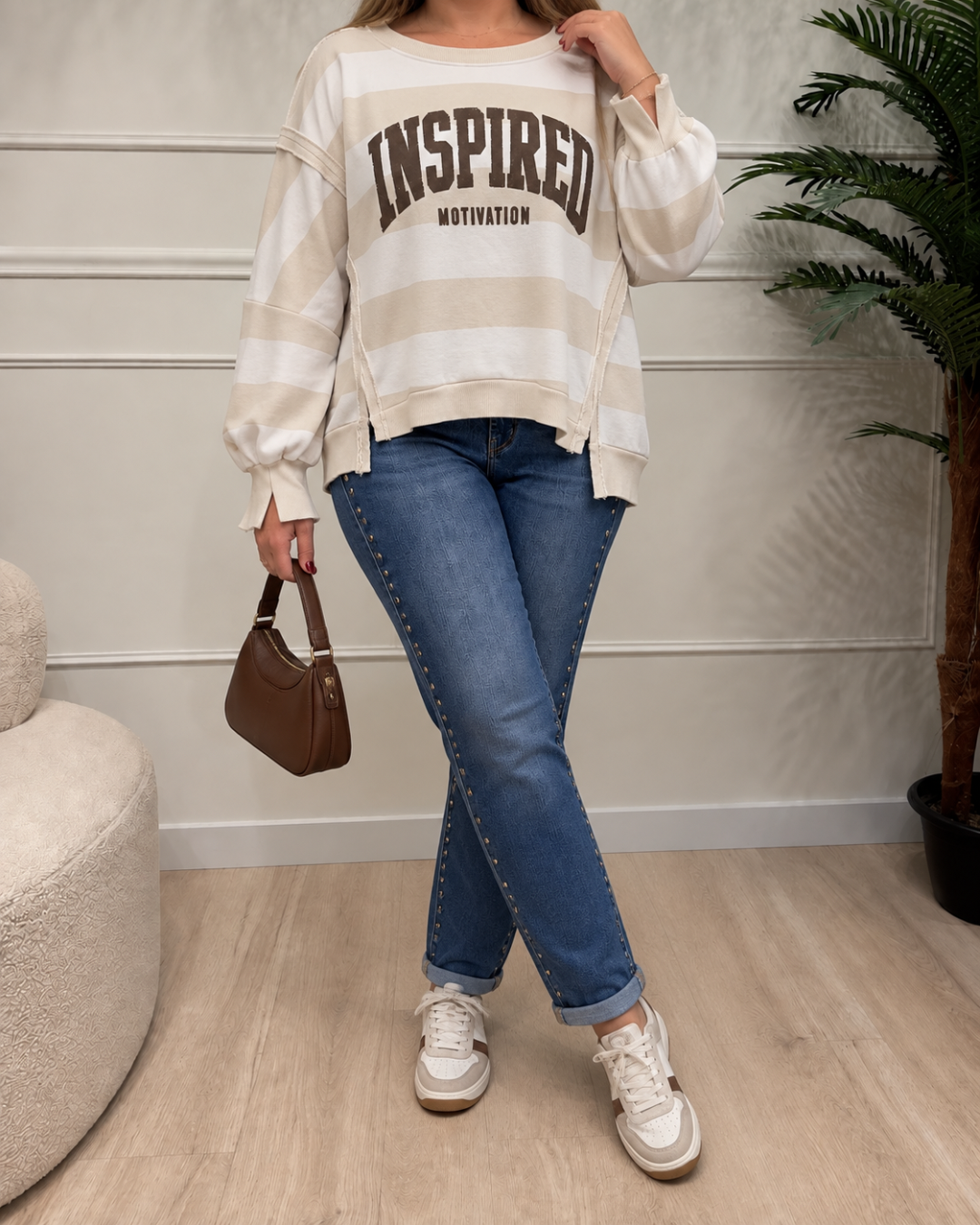 Jersey Crema Oversize